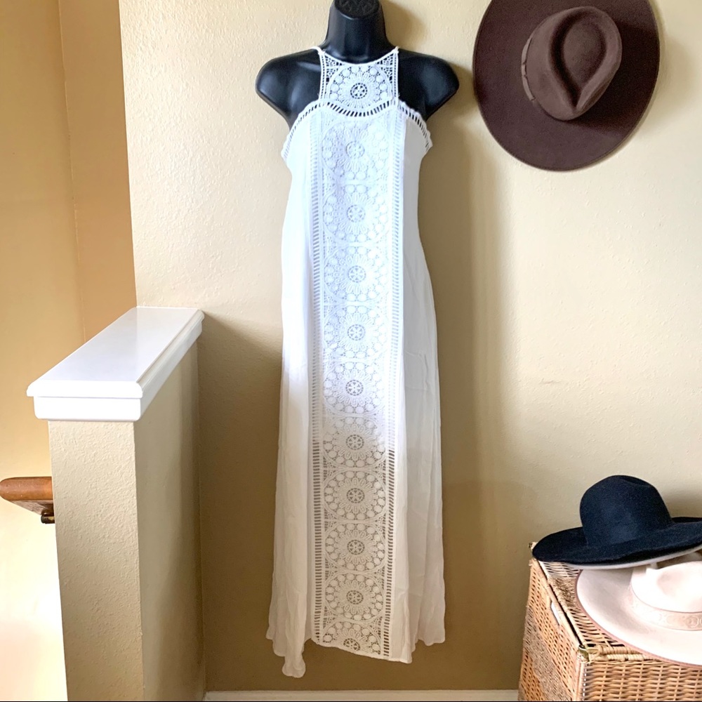 SHINING STAR NEW Crocheted White Bohemian Dress 🌷